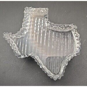 Waterford Crystal Texas Paperweight approx 3.5" x 3.5" - See decription
